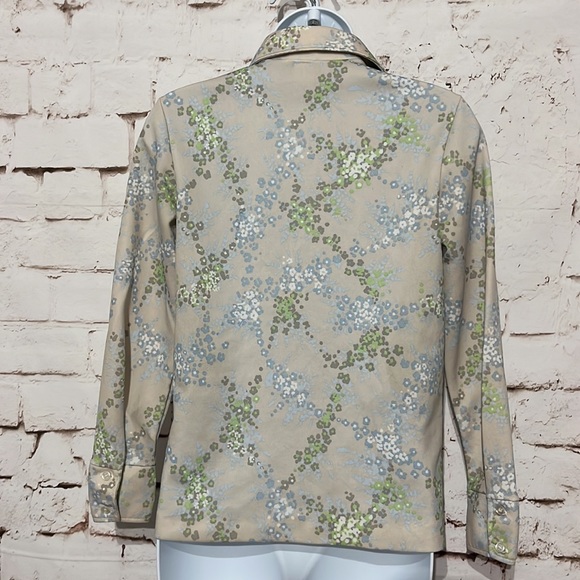 ✨VTG✨70s Polyester Disco Shirt, Size 8 - Picture 4 of 9